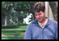 Brad Crownover (Comm Dep advisor) at RuSURE campaign SCILS Rutgers 2000